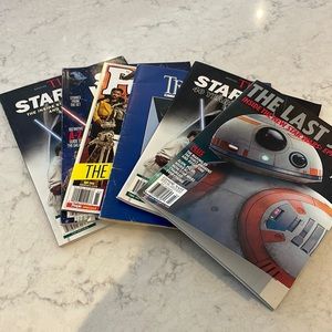 Assorted magazines featuring Star Wars. Includes one vintage Tribute Magazine.